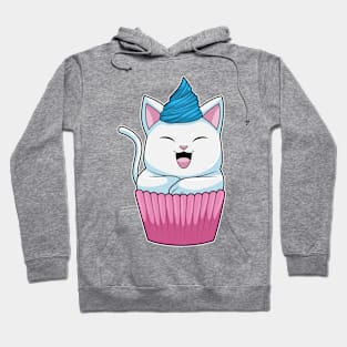 Cat Eating Muffin Hoodie